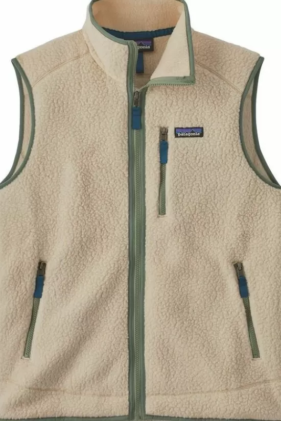 Shop Bodywarmer Retro Pile Vest Bodywarmers