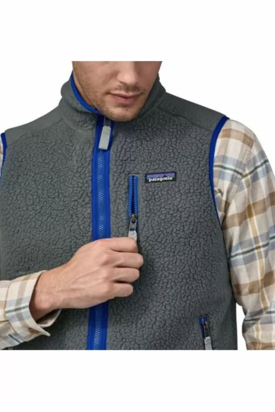 Clearance Bodywarmer Retro Pile Vest Bodywarmers
