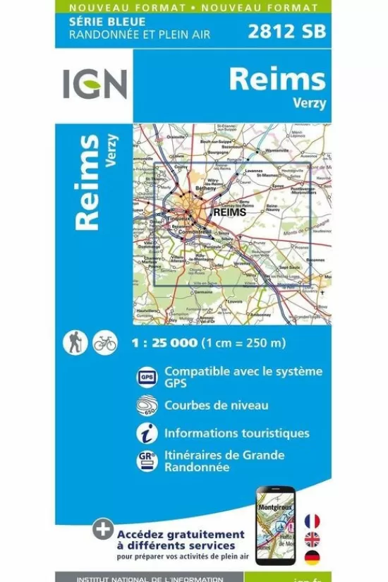 Discount Boek Reims / Verzy Topokaarten