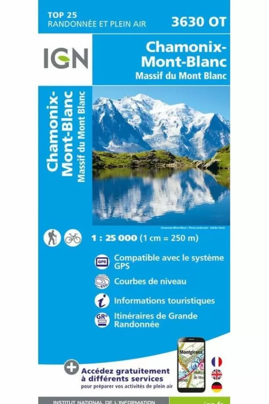 Hot Chamonix / Massif Du Mont Blanc Topokaarten
