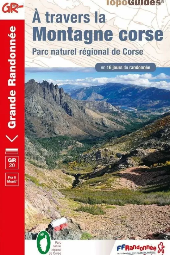 Discount Corse A Travers La Montagne Gr20 Topokaarten