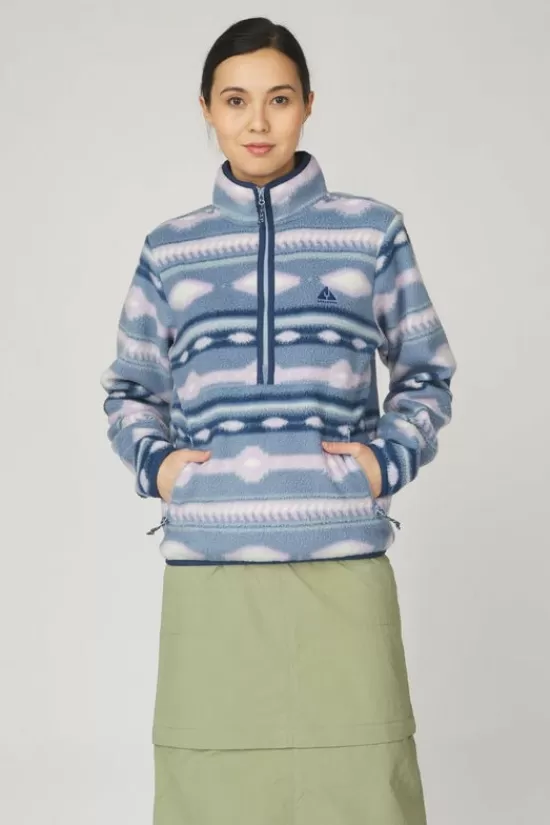 Shop Fleece Barrosa Printed Half Zip W Fleeces