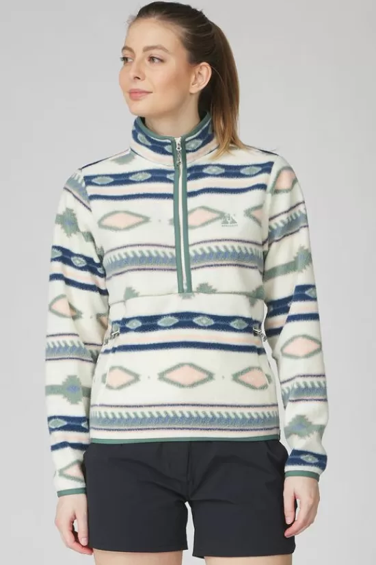 Shop Fleece Barrosa Printed Half Zip W Fleeces