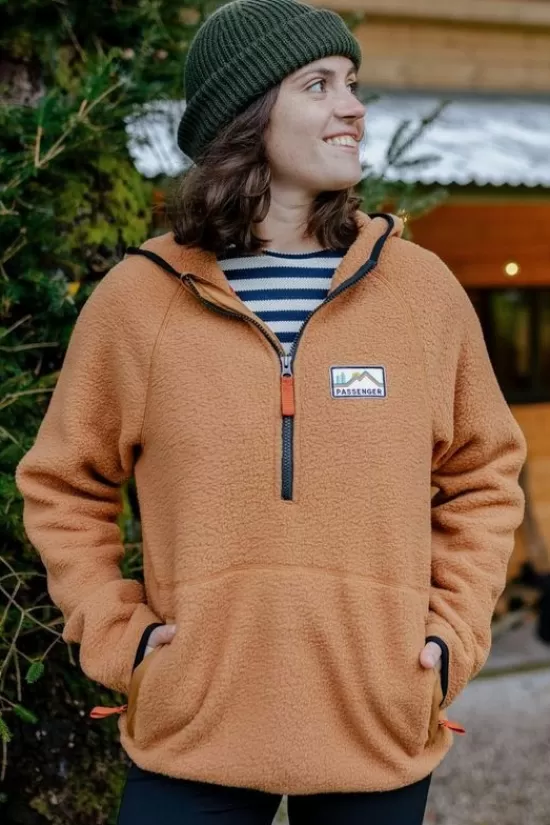 Clearance Fleece Maine Hooded Sherpa Truien