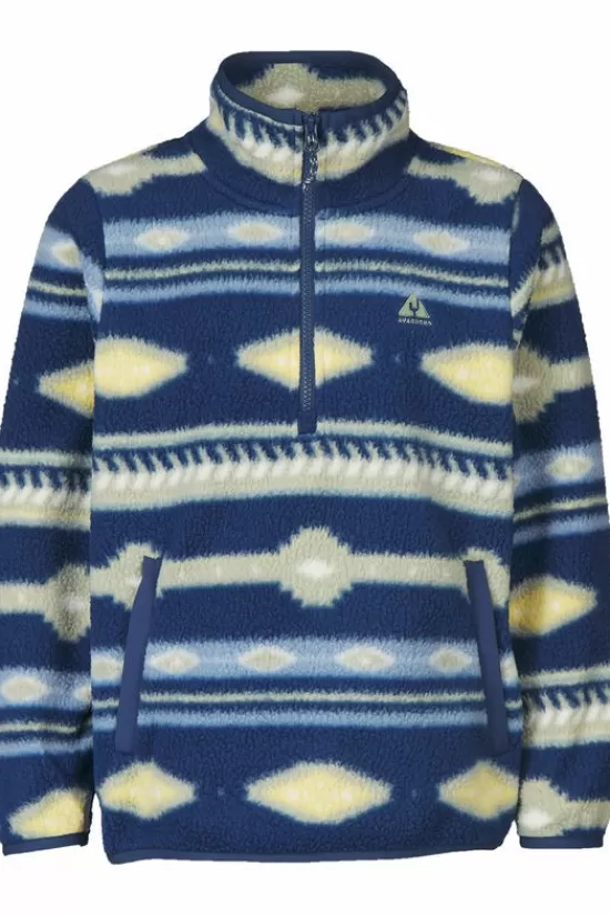 Hot Fleece Pehoe Printed 1/2 Zip M Fleeces