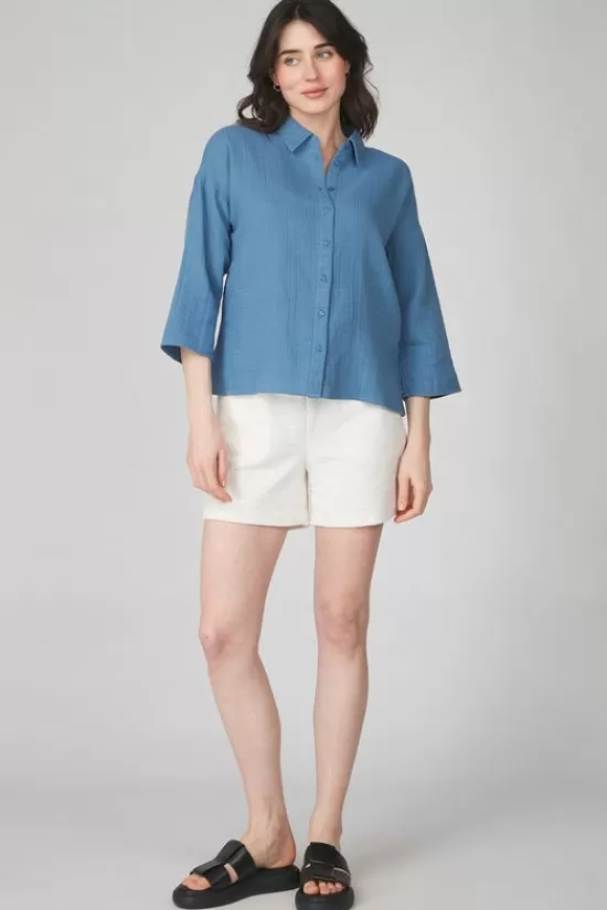 Cheap Hemd Lania Button Blouses
