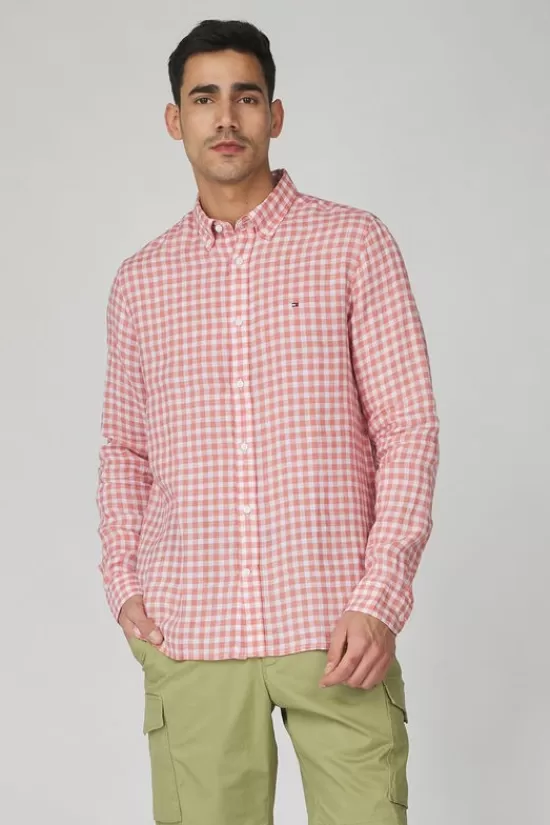 Online Hemd Linen Gingham Sf Hemden