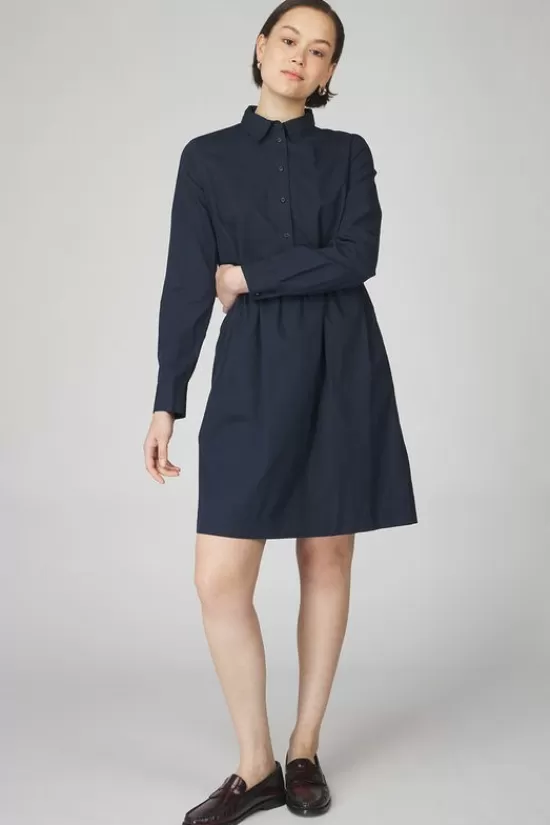 Outlet Jurk Solid Poplin Jurken