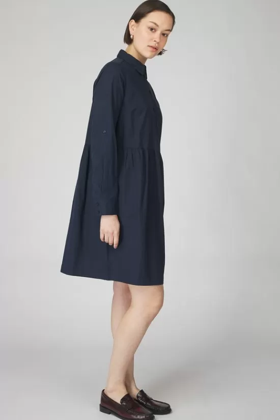 Outlet Jurk Solid Poplin Jurken