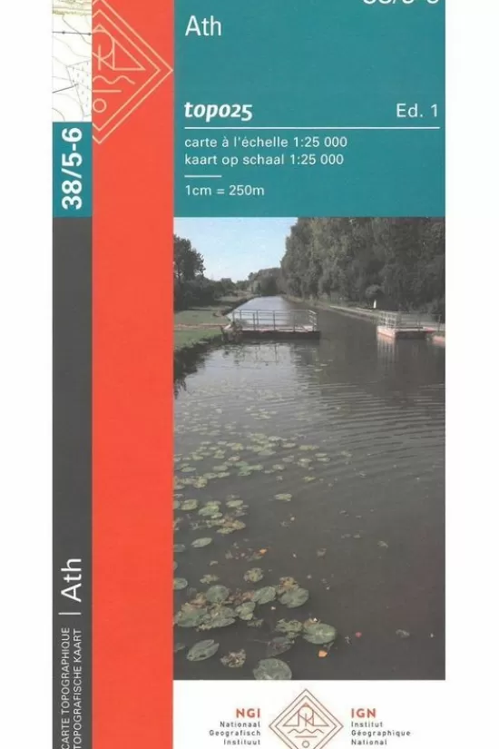 Discount Kaart Ath / Chievres B-38/5-6 Topokaarten