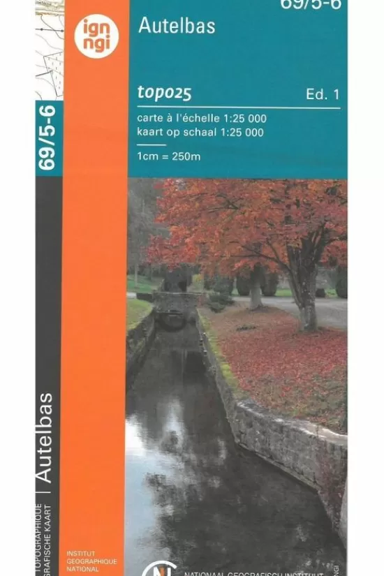 Fashion Kaart Autelbas B-69/5-6 Topokaarten