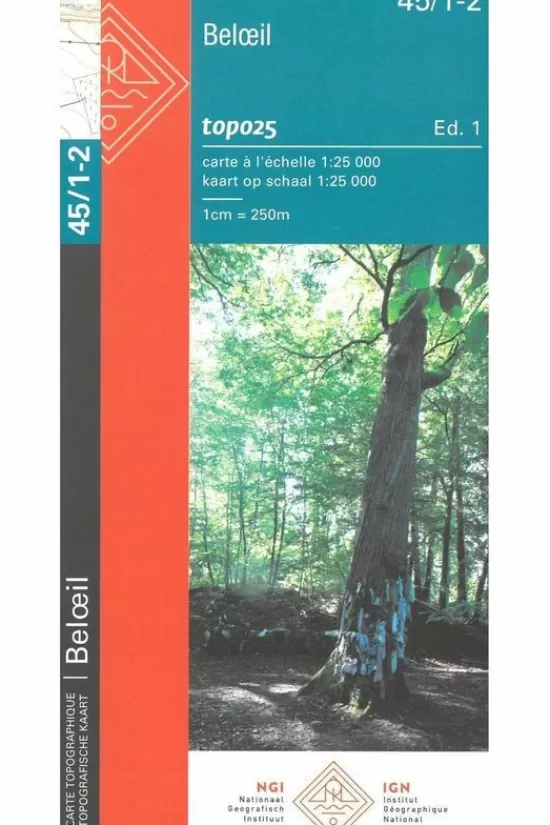 Discount Kaart Beloeil / Tertre B-45/1-2 Topokaarten