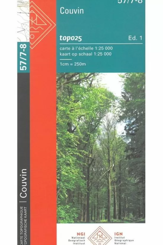 Online Kaart Chimay Est / Couvin B-57/7-8 Topokaarten