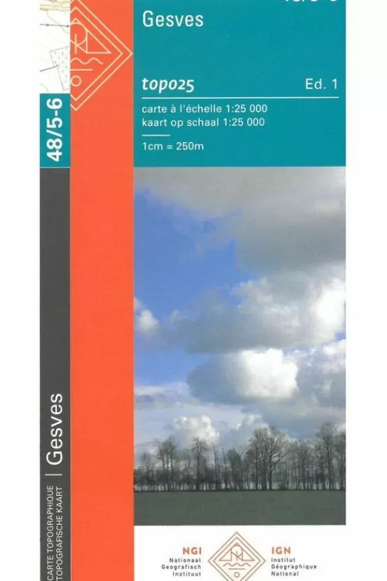 New Kaart Gesves / Ohey B-48/5-6 Topokaarten