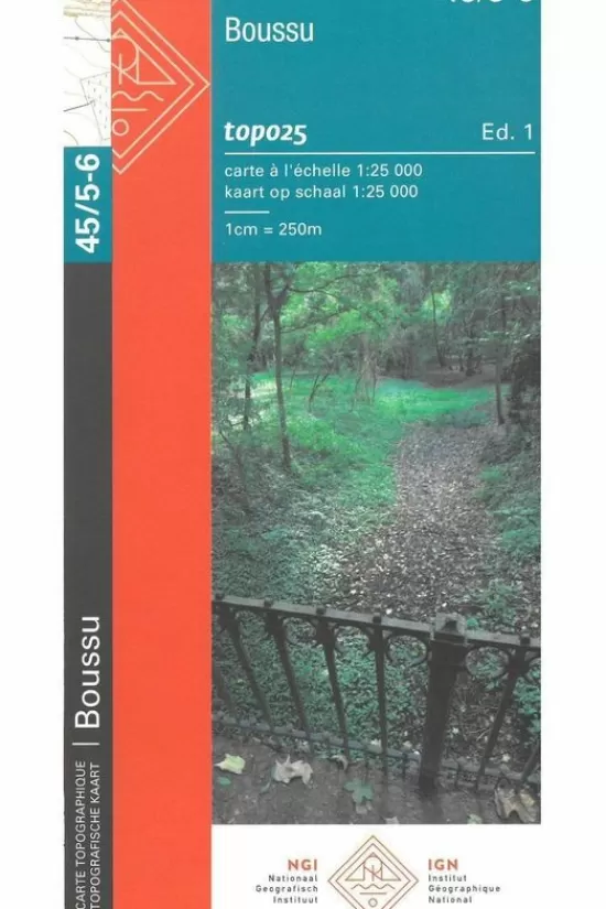 Clearance Kaart Quievrain / Boussu B-45/5-6 Topokaarten