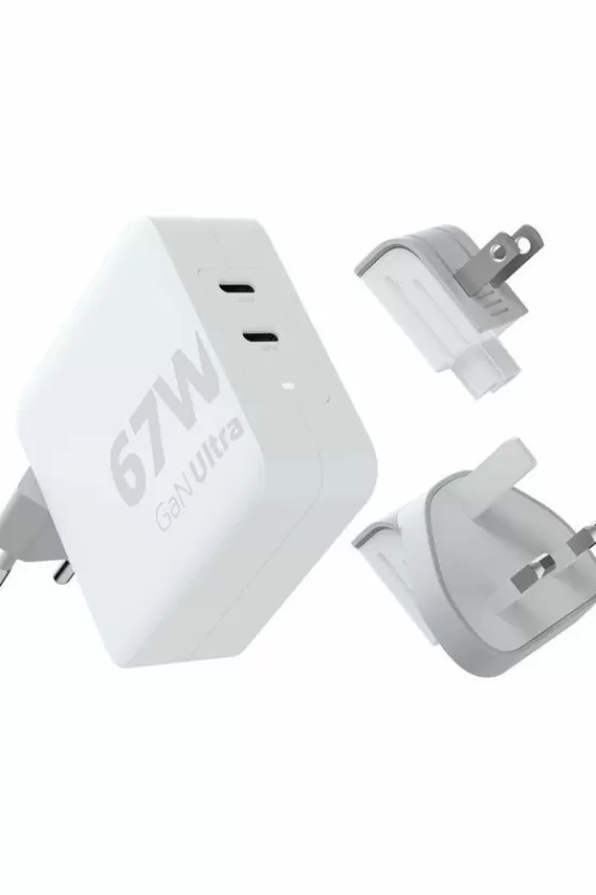 New Oplader Accessoire 67W Gan-Ultra Travel Charger + Usb-C Pd Cable Batterijen & Laders
