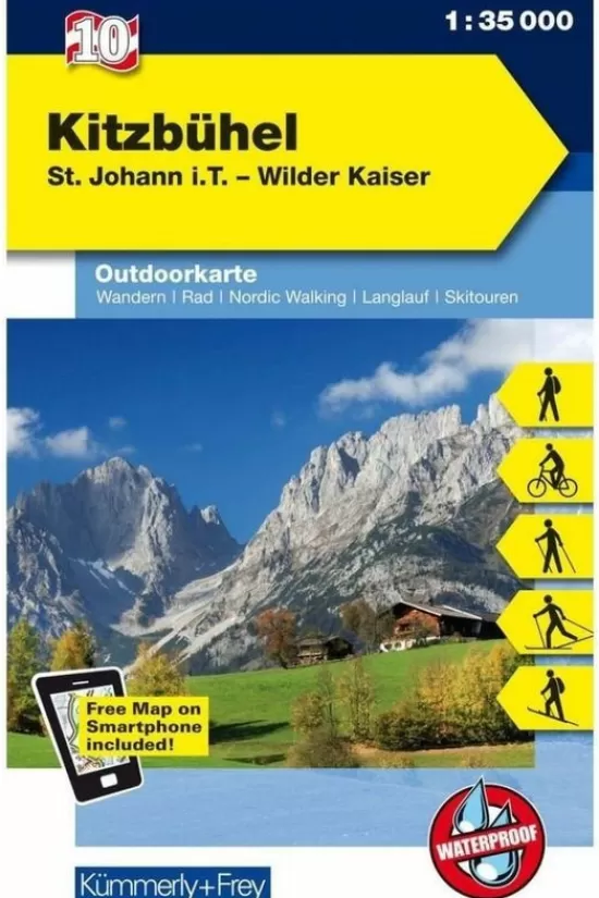 Online Reisboek Kitzbuhel 10 R/V Wp Fms Wandelgidsen & -Kaarten