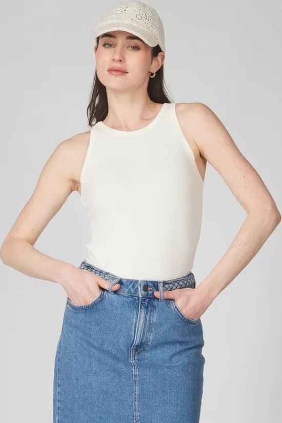 Hot Top Rib Singlet T-Shirts & Tops