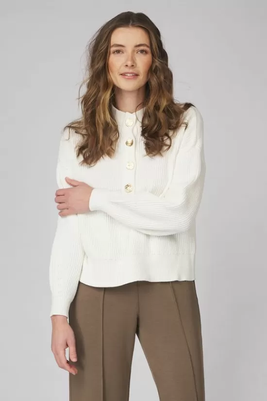 Fashion Trui Ching Button Truien & Cardigans
