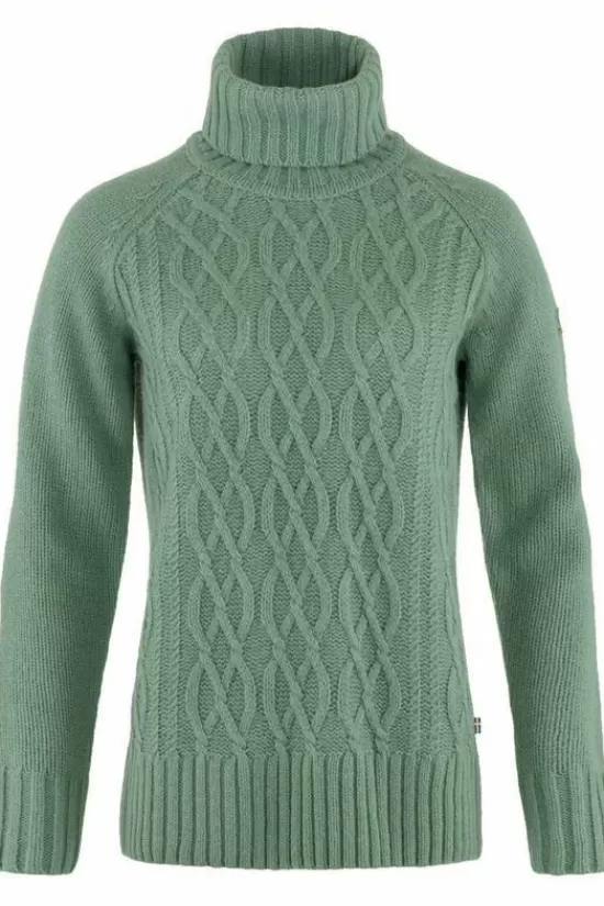 Shop Trui Ovik Cable Knit Roller Neck W Truien
