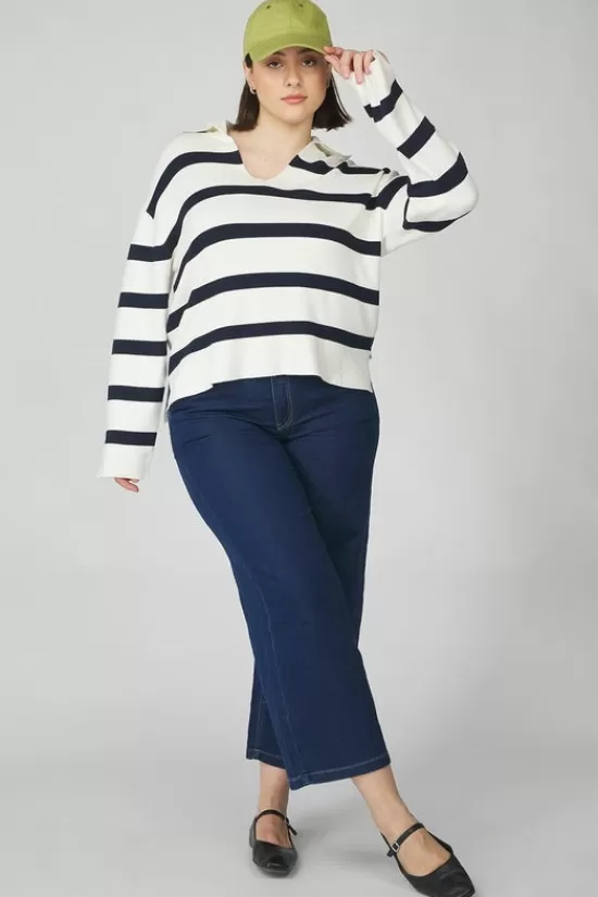 Outlet Trui Striped Truien & Cardigans