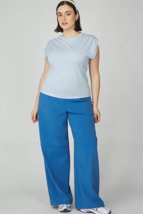 Outlet T-Shirt Adeline Sl Gathered B T-Shirts & Tops