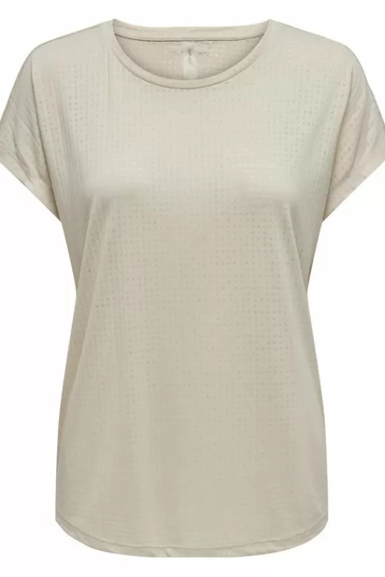 New T-Shirt Onpjace Ss Loose Bat Burnout T-Shirts & Tops